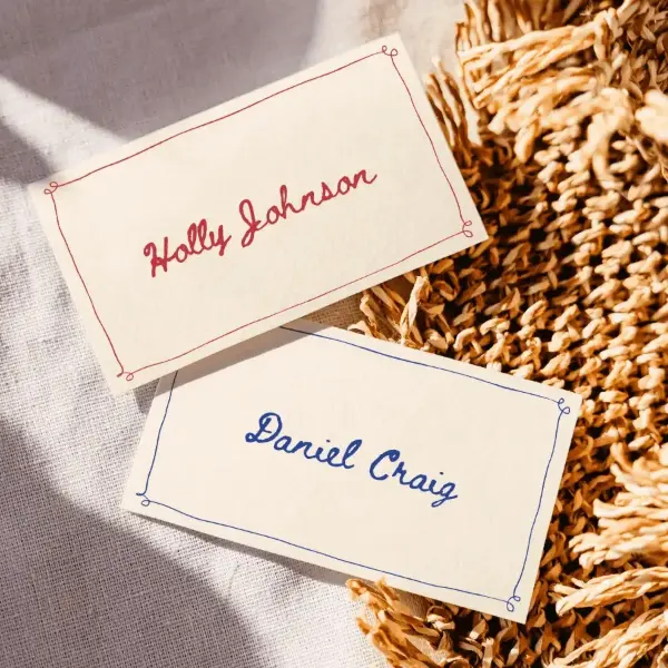 Holiday Place Card Templates - Seasonal Celebration Designs feature illustration
