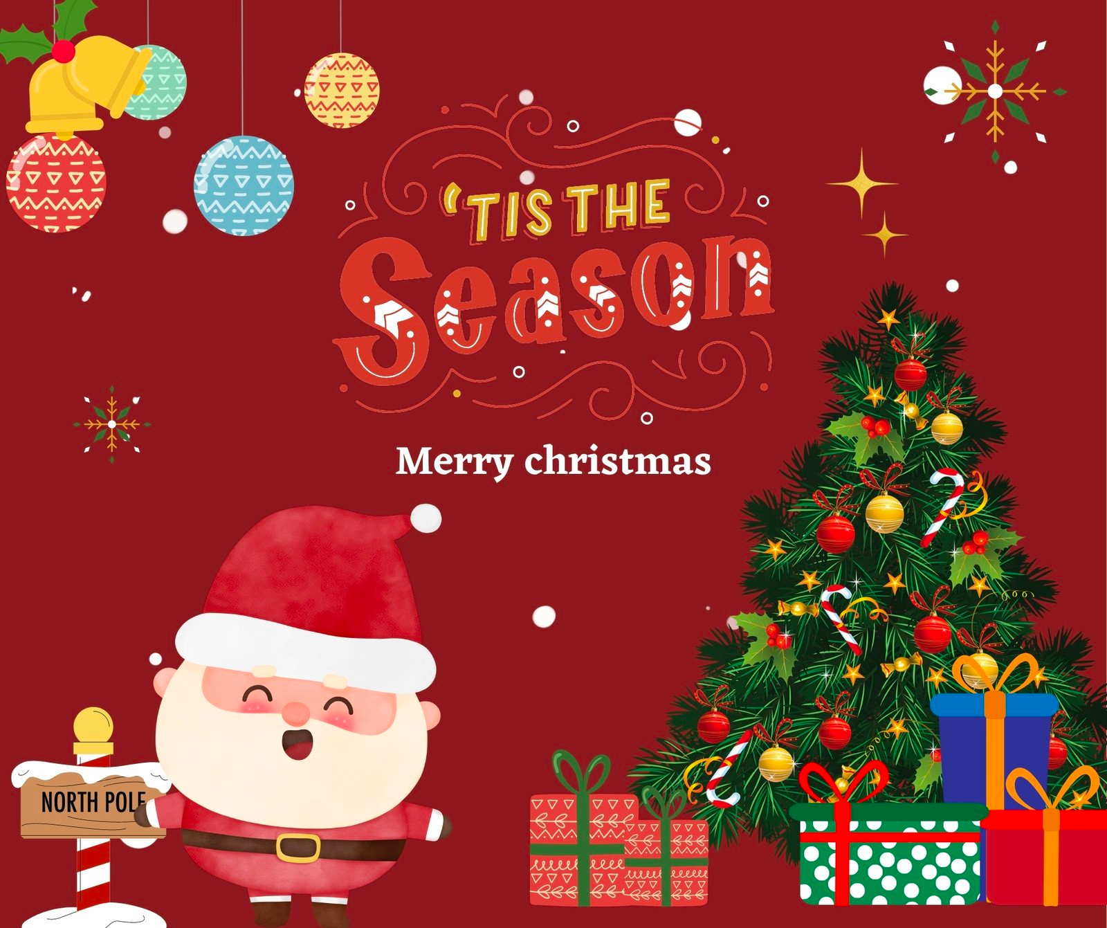 Merry and Bright Place-Cards-Template