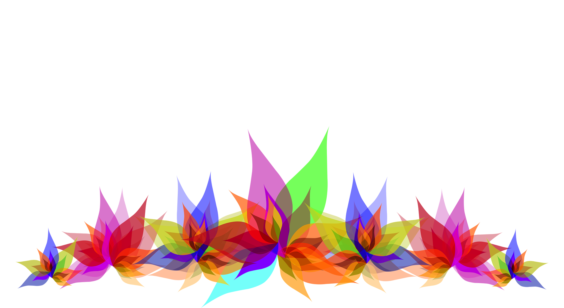 Floral Swirls Name Card Template