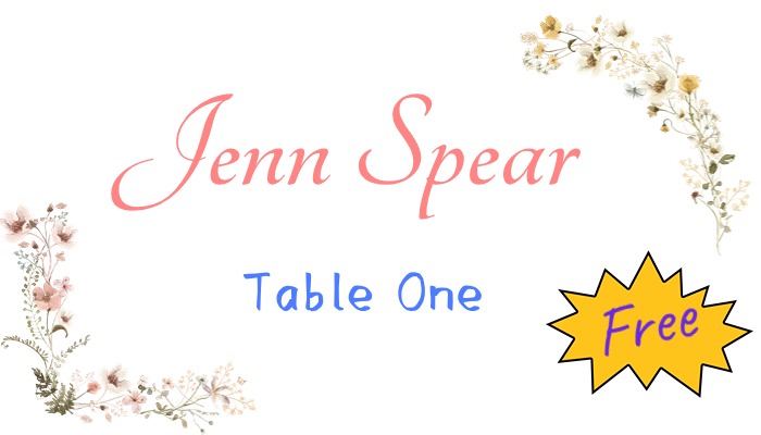 Chic Geometrics Name Card Template