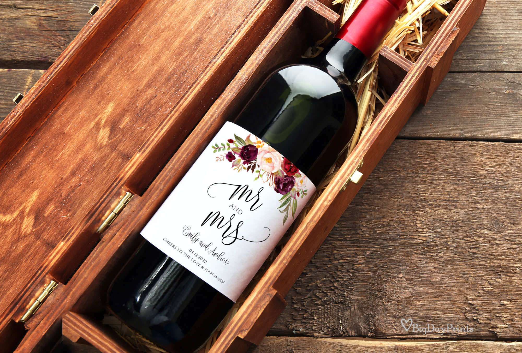 Place Card Template, Try Before Purchase, Editable Blush Floral Wedding Seating Card, Instant Download	