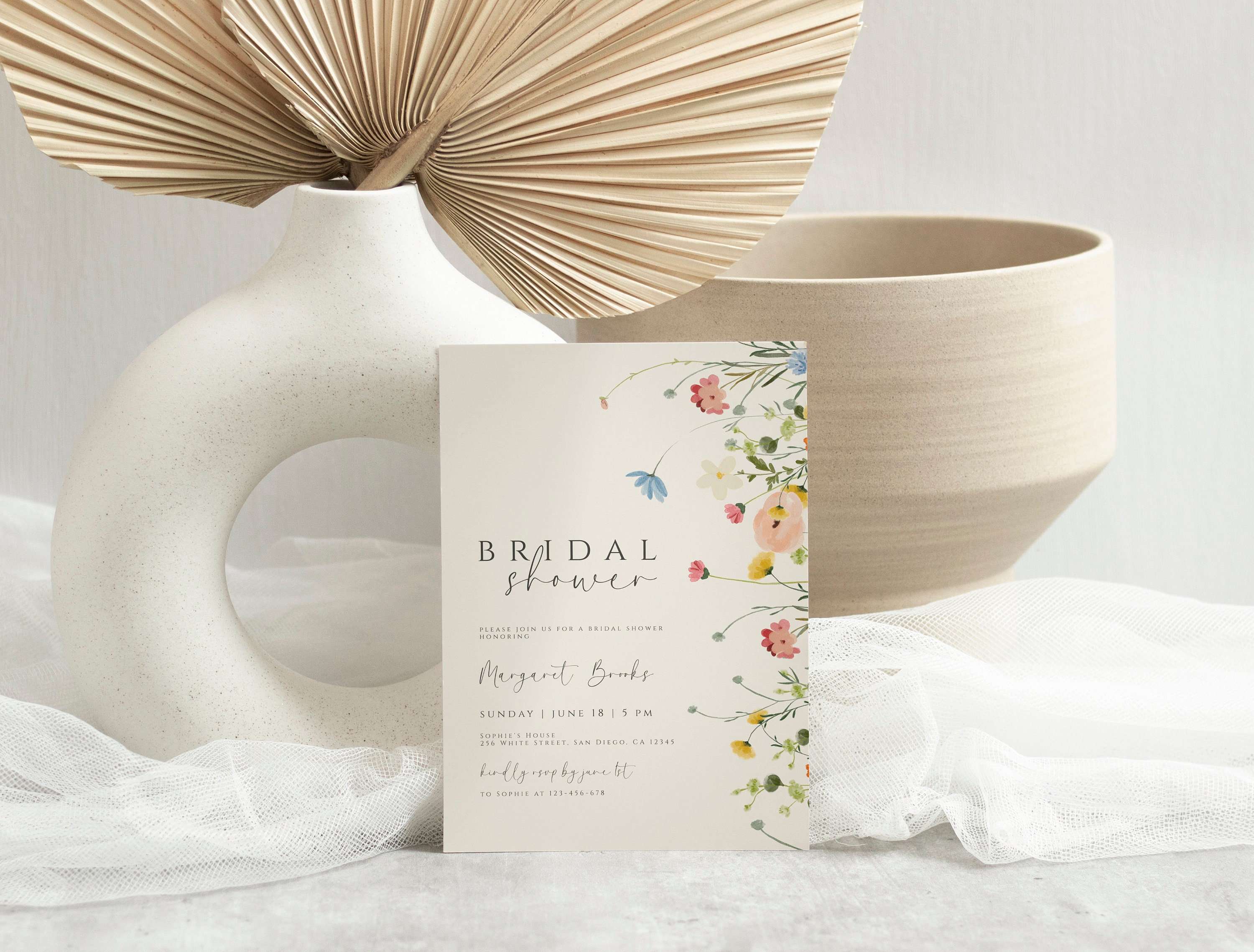 Celestial Romance Place Card Template