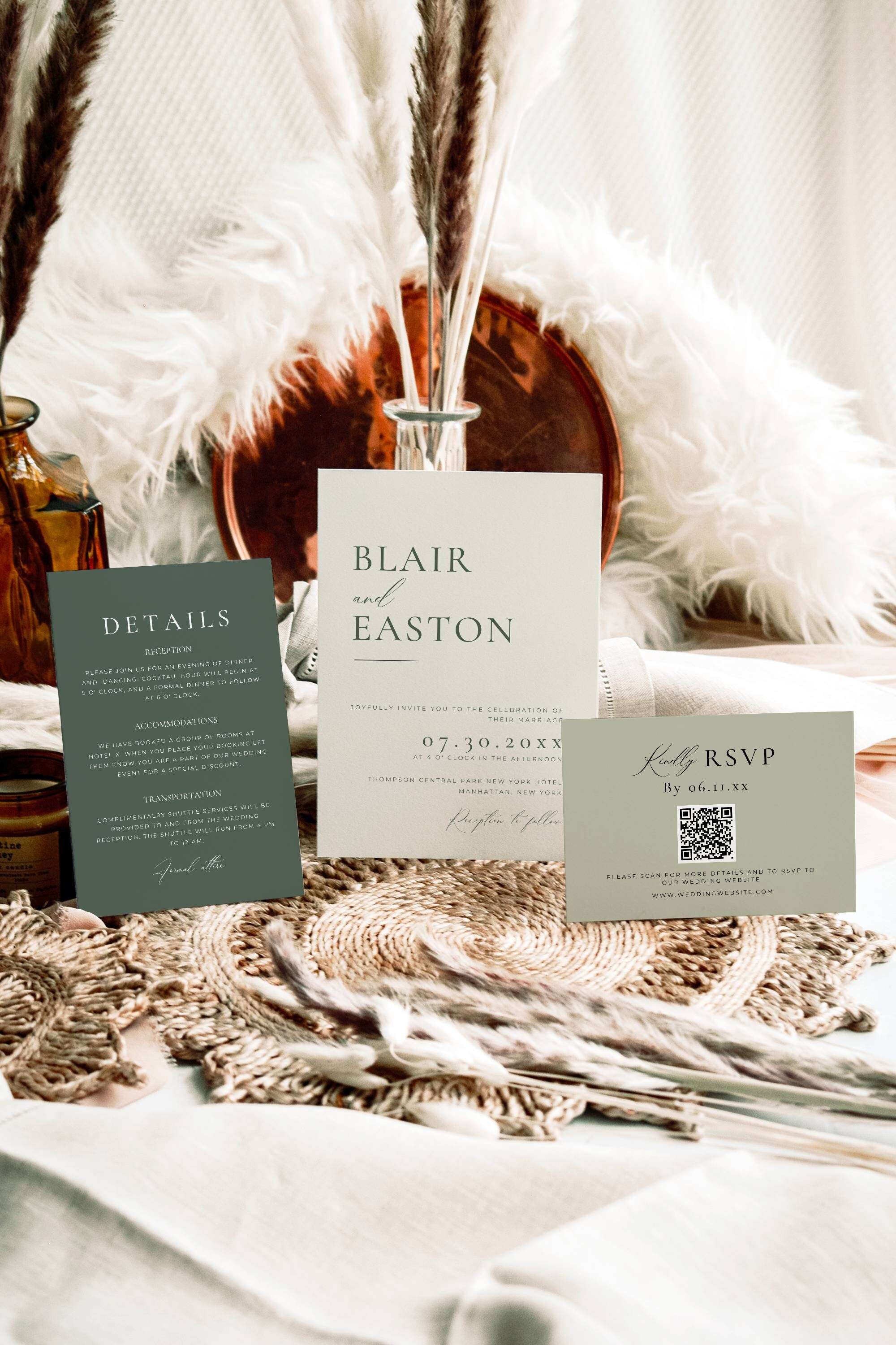 Elegant Gold Place Card Template